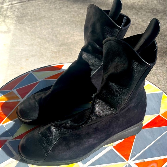 Women’s Arche Leather/Suede boots, Size 7, Plant derived sole, Made in France - Picture 4 of 9